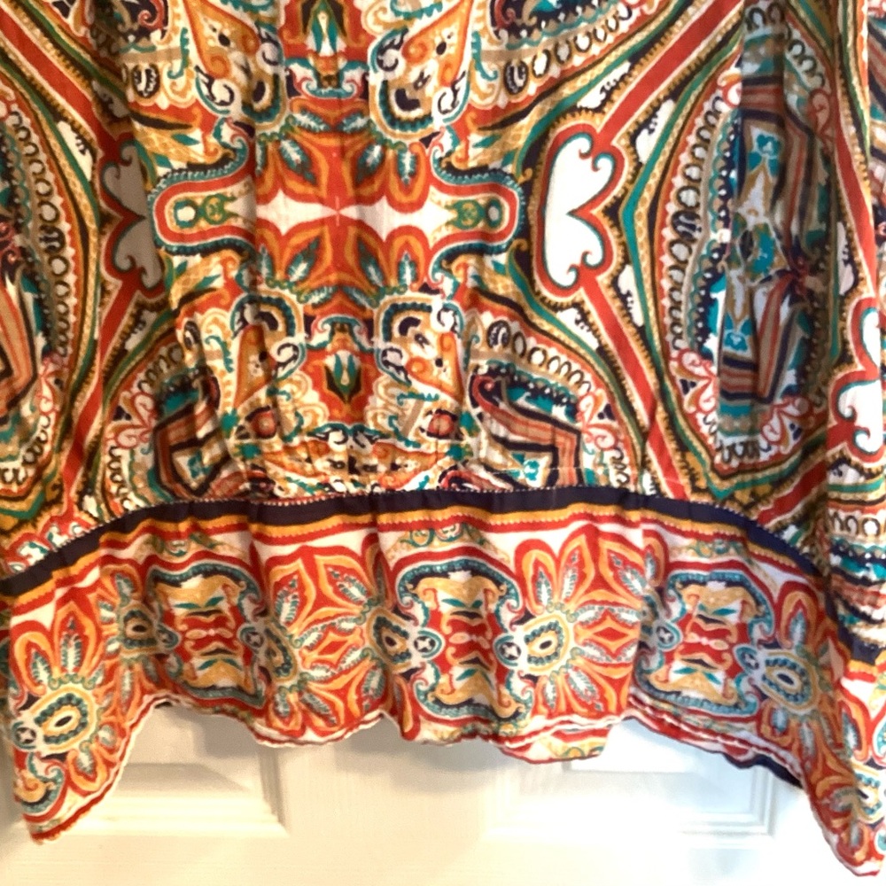 EUC! Sonoma Cotton Peasant Top Size XL - Picture 3 of 5